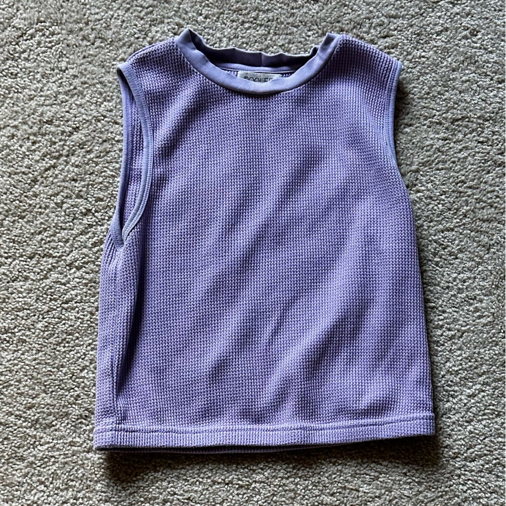 Roolee Lavender Cropped Tank Top